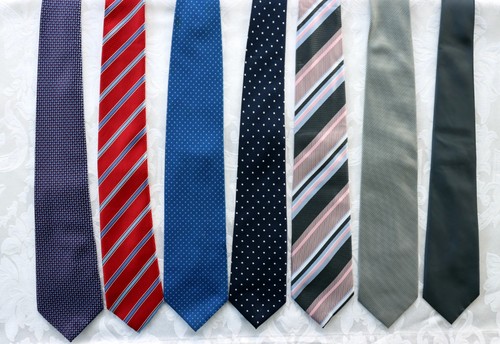 New gents polyester ties at - ~,