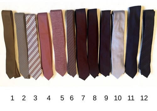 Selection men ties - of,