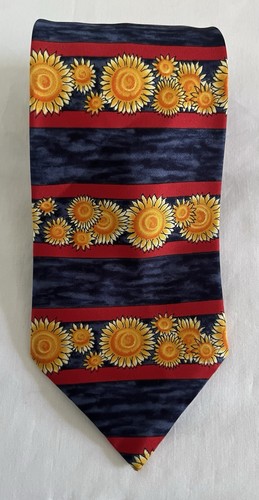 Next mens 100 silk - tie, blue