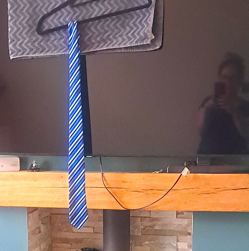 Next men tie - blue,, white