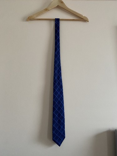 Diamond grid pattern man tie - diamond,