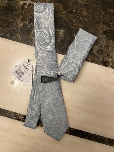 Next mens tie pocket square - &,