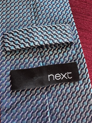 Next blue textured - blue, pattern