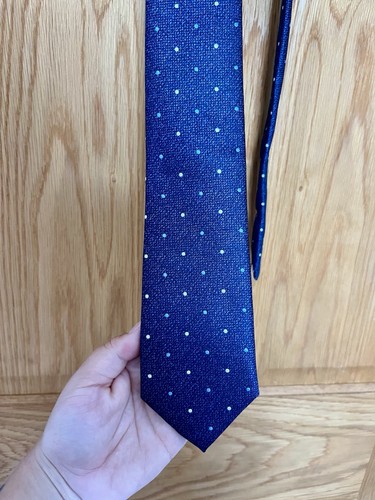 Men navy polka dot tie - men’s,