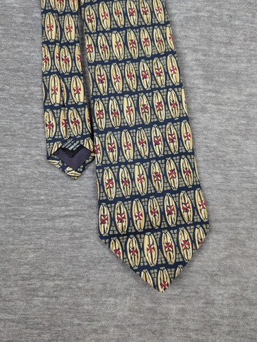 Next mens silk tie navy - tie, beige