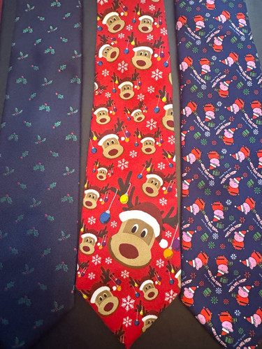 Novelty christmas ties - 3,