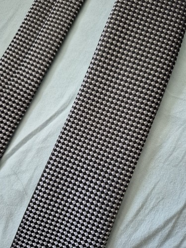 Grey and black tie - , next