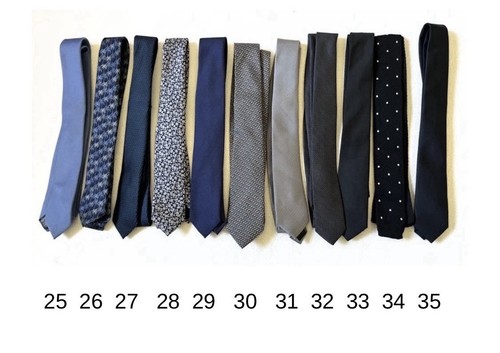 Selection men ties - of,